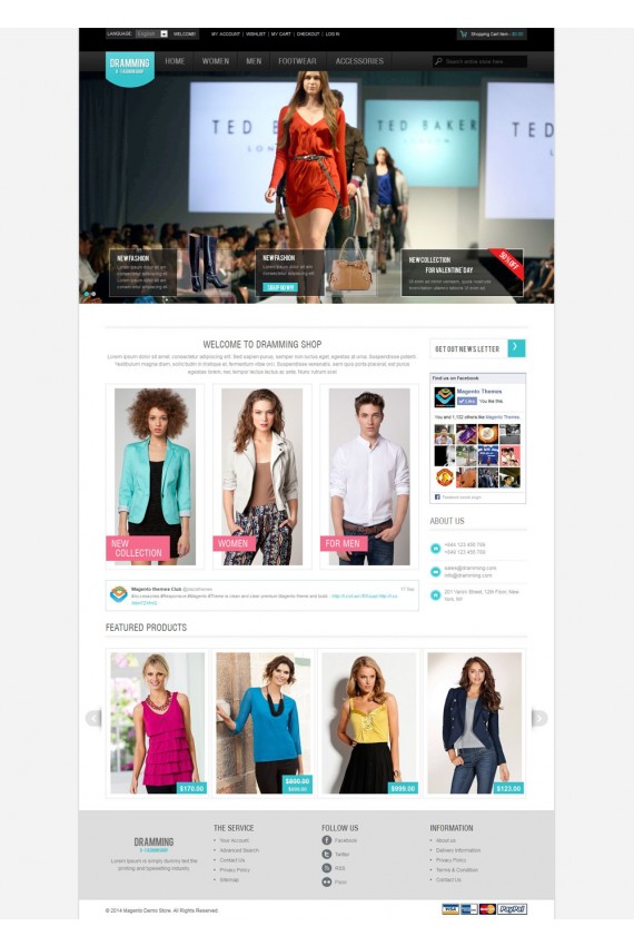 Dramming Template - Love Fashion Responsive